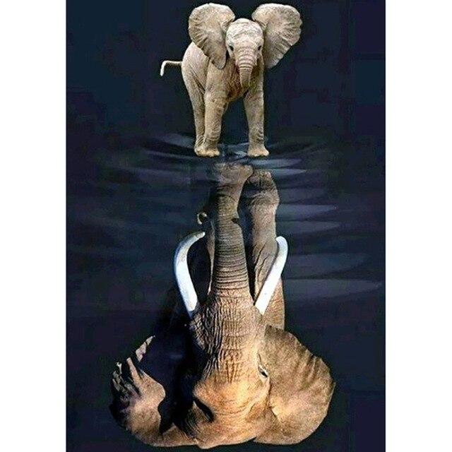 5D DIY Dog Diamond Painting Animal Cartoon Full Drill Square Round Tiger Cat Diamond Art Embroidery Cross Stitch Home Decoration