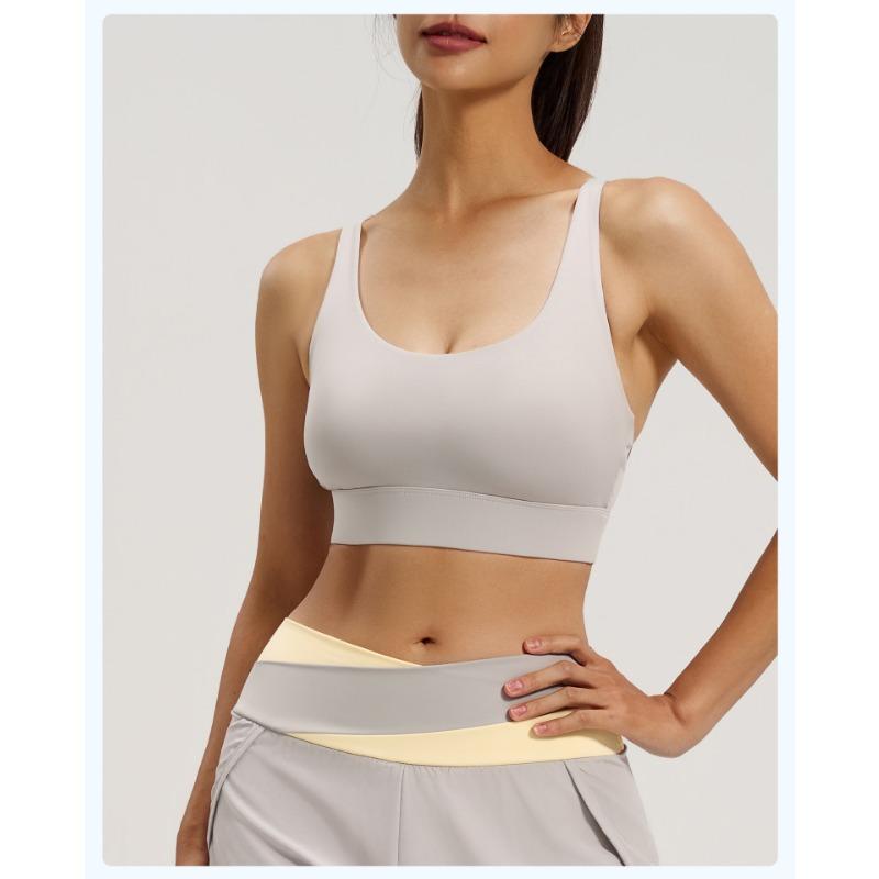 Back Cross Design Sports Bra Yoga Tank For Women