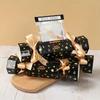 Party Gifts Candy Shape Birthday Money Box Funny Black Gold Money Gift Box with Bags Paper Pull Money Box Family Festive