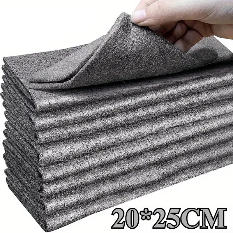 Thickened Magic Cleaning Cloth Microfiber Glass Clean Towel Reusable Washable Lint-free Cleaning Rags for Kitchen Glass Car