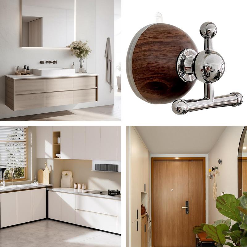 Kitchen Rag Storage Mount Waterproof Towel Hook Holder No Drilling Required Suction Cup Heavy Duty Hook for Bathroom Kitchen