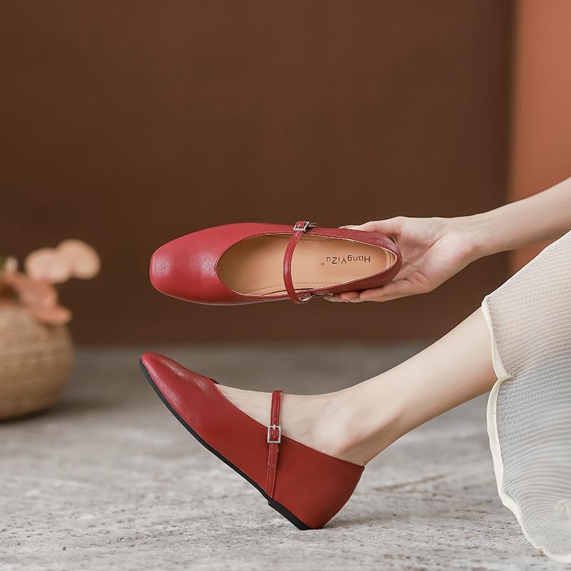 Sapatos Solados Mary Jane Sapatos Rasos Sapatos Sola Macia