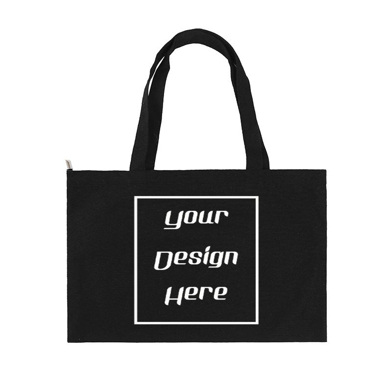 Fashion Canvas Shoulder Bag Customized Print Canvas Shopping Bag Casual Large Capacity Schoolbag Tote Bag
