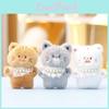 Cute Plush Cat Toy With Funny Animal Keychain Stuffed Animal For Gifts Kids