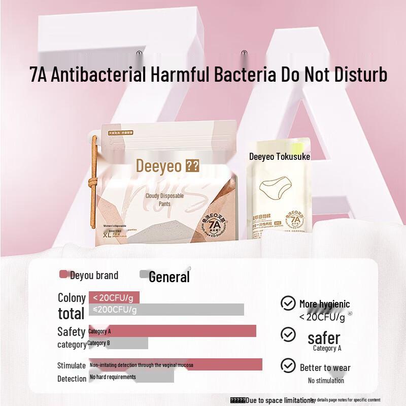 DeYou Women's Colorful Disposable Underwear