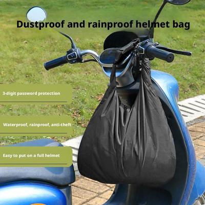 Motorbike Helmet Bag Waterproof Combination Lock Anti-Theft Luggage Storage Bag Rider Portable Travel Motorcycle Equipments Bag