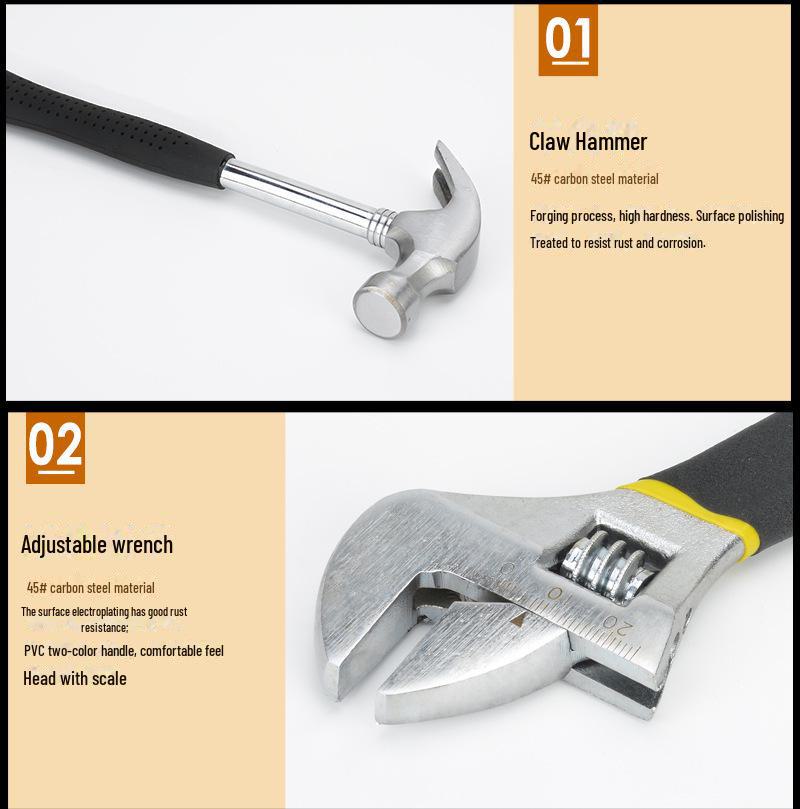 Complete Household Tool Set: Manual Repair Kit with Gift Box