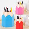 Creative Pen Vase Pencil Pot Makeup Brush Holder Stationery Desk Tidy Container
