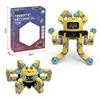 Luminous Changeable Mechanical Fingertip Gyro Decompressing Finger Gyro Face Changing Children's Toys