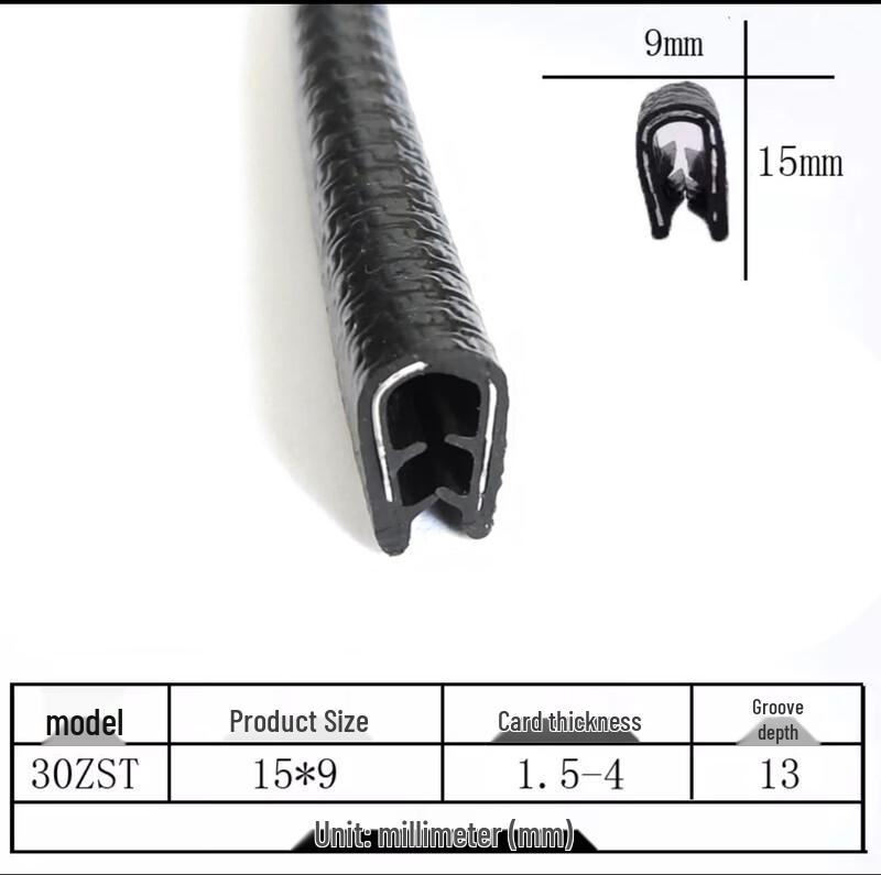 U-shaped Rubber Edge Trim Seal Strip
