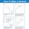 Pastel Blue Balloons Garland White Silver Balloon Arch Kit Gender Reveal Birthday Party Baby Shower Home Party Decoration Globos