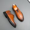New Casual Leather Shoes Laceless Lazy Shoes Driver Driving Shoes Daily Shoes