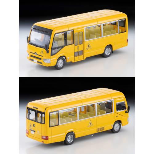 TOMYTEC Tomica Limited Vintage Neo 1/64 Scale LV-N348a Toyota Coaster Toddler Car, Yellow, Finished Model 334323