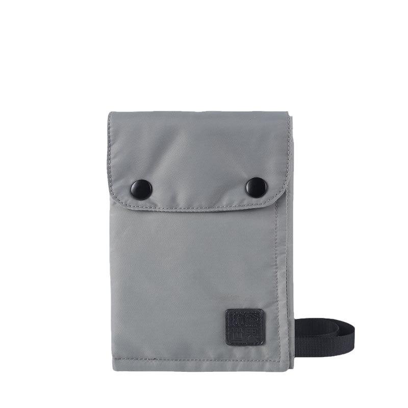Weiqiang Waterproof Travel Document & Passport Holder, Neck-Hanging Nylon Pouch for Coins/Phone