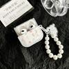 Applicable Apple AirPods 1 /1/1 Generation Bluetooth Wireless Headset Cover Protective Cover Small Floral Cat