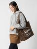 Aeyiostudio (New Color Added) Cotton Shoulder Bag Leopard_Ash3001 (3 Colors)