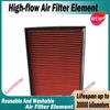 Car High Flow Air Filter For LR3 Discovery 3 / LR4 Discovery 4 / Range Rover Sport PHE000112 2005-2013 Washable Reusable