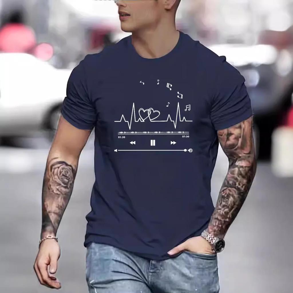 Letters Cotton T-Shirt Short Sleeve Round Neck Women 2d Print Tops