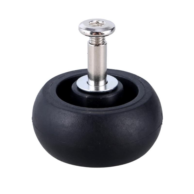 Set of 4 Travel Luggage Suitcase Replacement Wheels 40x18mm Plastic Caster Wheels Repair Kits Shelf Replacement Wheels