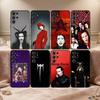 M-Manson M-MarilynS Singer Phone Case For Samsung S26,S25,24,23,22,30,21,10,9,Ultra,Plus,Lite,Black Soft Case