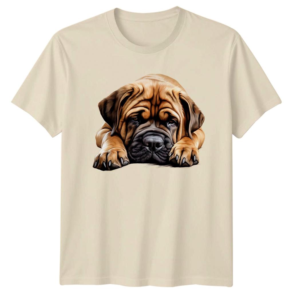 Mastiff Puppy Dog Breed Animals Unisexs T Shirt Unisexs Tee Graphic Unisex Top