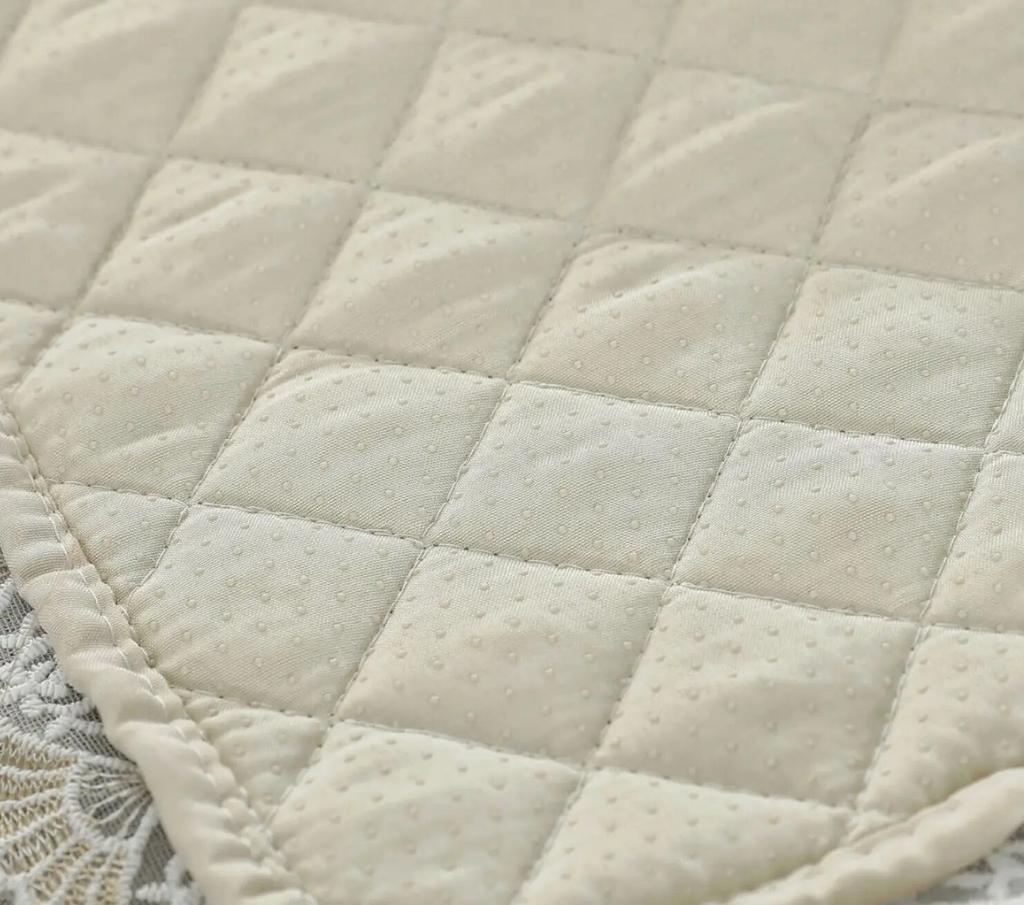 Cotton Sofa Cushion Quilted Rug Living Room Bedroom Cushion Cover Colored Textile Mat Plaid Kids Baby Crawling Mat Nap Mat