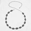 Women Waist Chain Bohemia Style Adjustable Denim Belt Alloy Polished Edge Waist Strap Jewelry Accessories