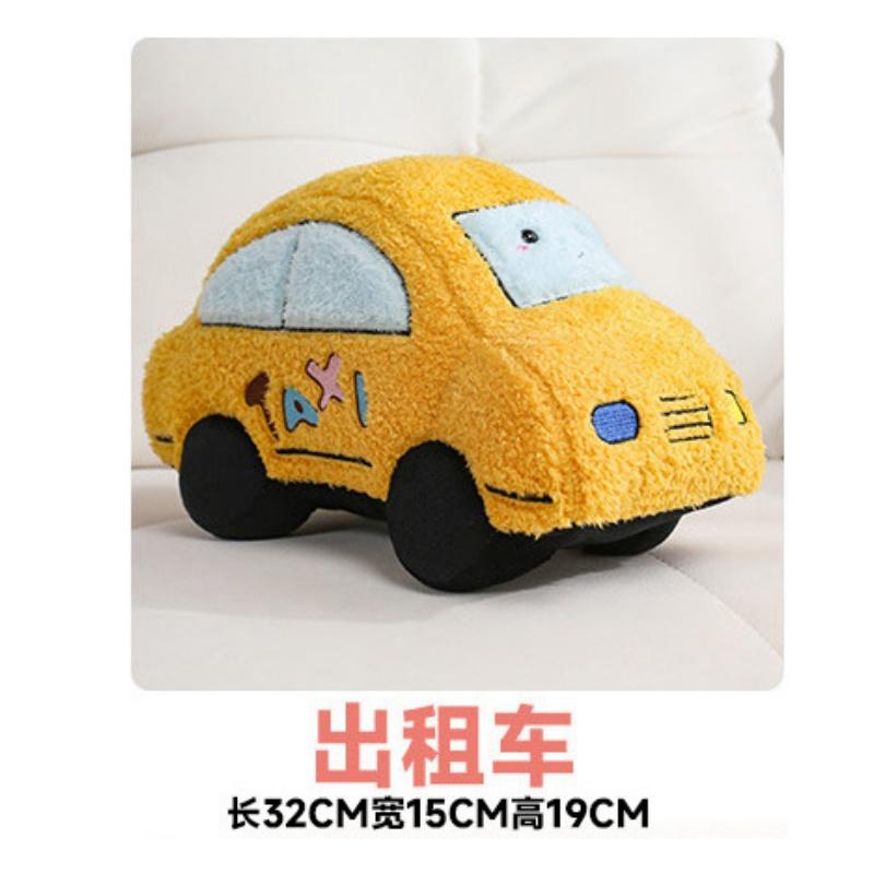 Stuffed Varipus Transportation Cars Plush Toys Polices Car Ambulance Taxi Tank Fire Engine Airplane Train Birthday Gift for Boy
