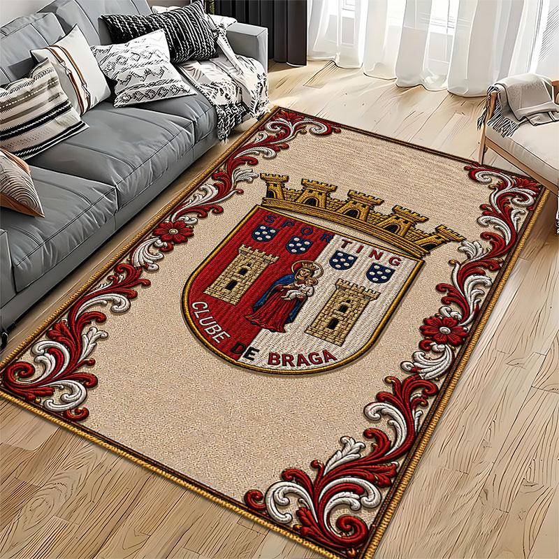 Sporting Clube De Braga Logo Suitable As a Non-slip Mat for the Living Room or Bedroom Sofa