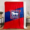 Ipswich Town FC Logo Blanket Print Blanket Soft and Cozy Perfect for the Living Room Bed Sofa or a Nap,gift