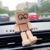 Lustig Wackelnde Beine Holzmann Charmante Kleine Holzfigur Schreibtischdeko Ornamente Niedliche Auto Armaturenbrett Deko