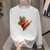 Heavy High-End Trendy Brand Pure Cotton T-Shirt Men'S Bottoming Shirt Long-Sleeved Trendy Autumn And Winter Men'S And Women'S Crew Neck Sweater