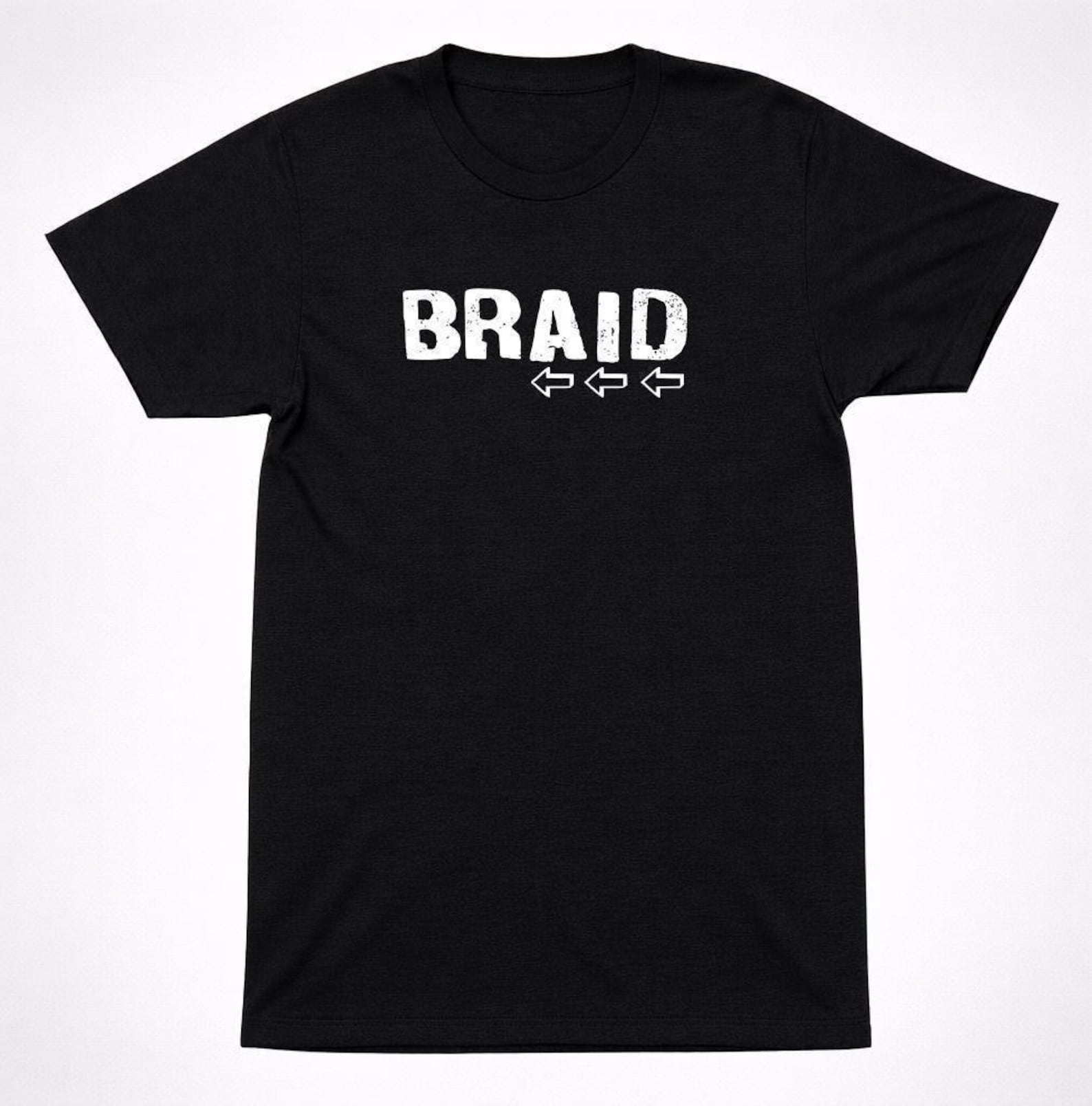 Braid Chicago USA Arrows Logo T-Shirt: Midwest Emo Indie Rock Graphic - Indie Rock Band Apparel, Unisex Cotton Tee 2XL