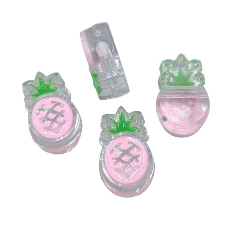 

Товары для вечеринок DIY фурнитура акриловые бусины для изготовления ювелирных изделий 4 шт. кулон оптовая продажа ожерелье браслет ананас Радуга 15*25mm Pineapple розовый