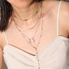 Specially For Bohemian Wind Moon Pendant Multi-Layer Handmade Necklace Set, Supply Four-Layer Models