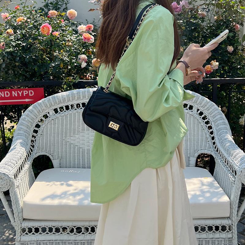 

Весенне-летний стиль, новая маленькая сумка-цепочка с ароматом, изысканная текстура, маленькая сумка, женская модная универсальная сумка через плечо