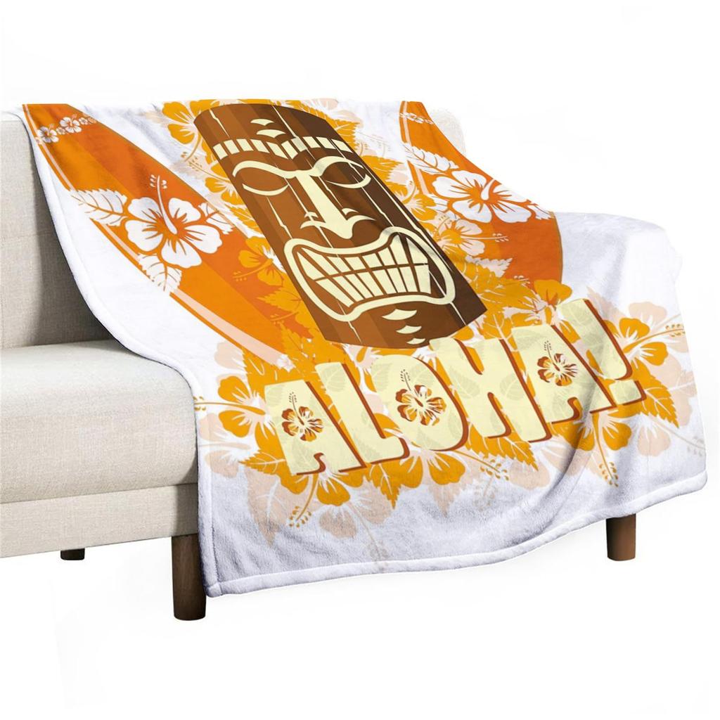 Vintage Tribal Bohemian Flannel Blanket Holiday Gifts Bedding Living Room Sofa Lazy Blanket