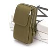 Men's Vertical Waist Pack For Phone Wallet Key Oxford Fabric Belt Bag Outdoor Adventures Gym Hiking Waist Pouch
