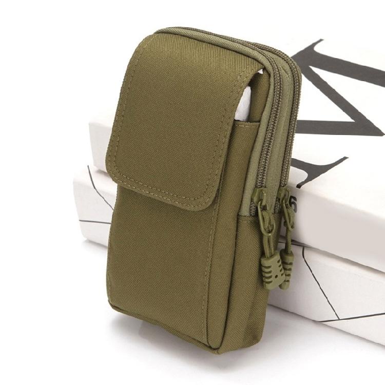 Men's Vertical Waist Pack For Phone Wallet Key Oxford Fabric Belt Bag Outdoor Adventures Gym Hiking Waist Pouch