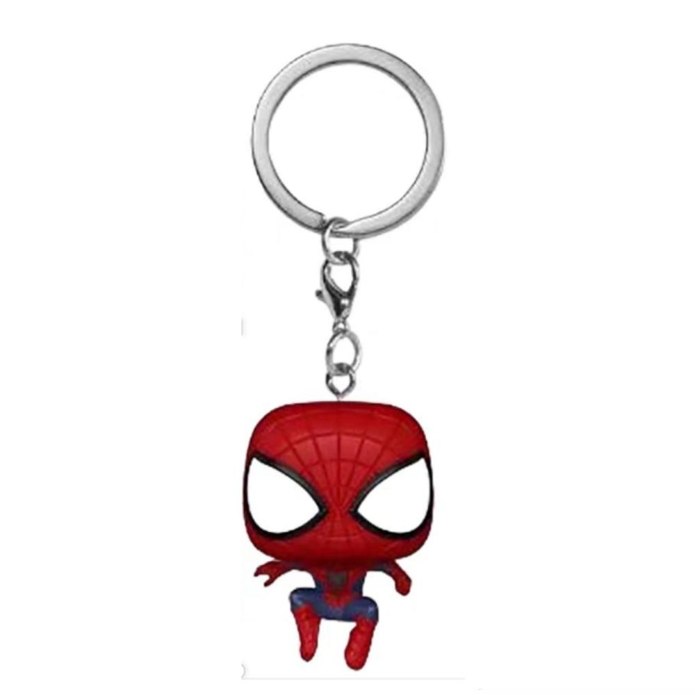 hot Marvel Spider Man Creative Student Keychain Pendant Anime Peripheral Men's Car Keychain Fashion Women' Bag Accessories Lovely Gifts