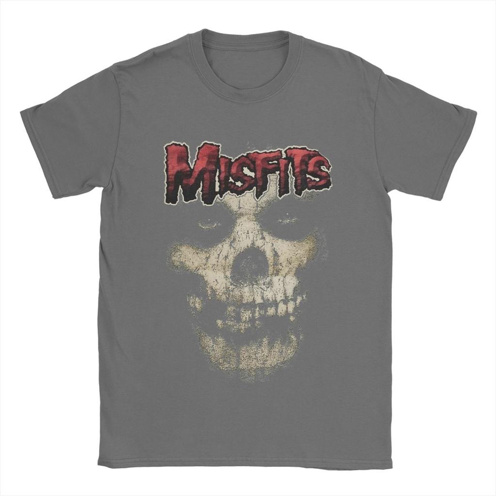 Misfits T-Shirts for Men Humor 100% Cotton Tee Shirt Round Neck Short Sleeve T Shirts Gift Clothes