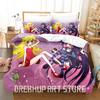 3D Print Panty And Stocking Bedding Set Single Twin Full Queen King Size Bed Set Adult Kid Bedroom Duvetcover Sets Anime Be