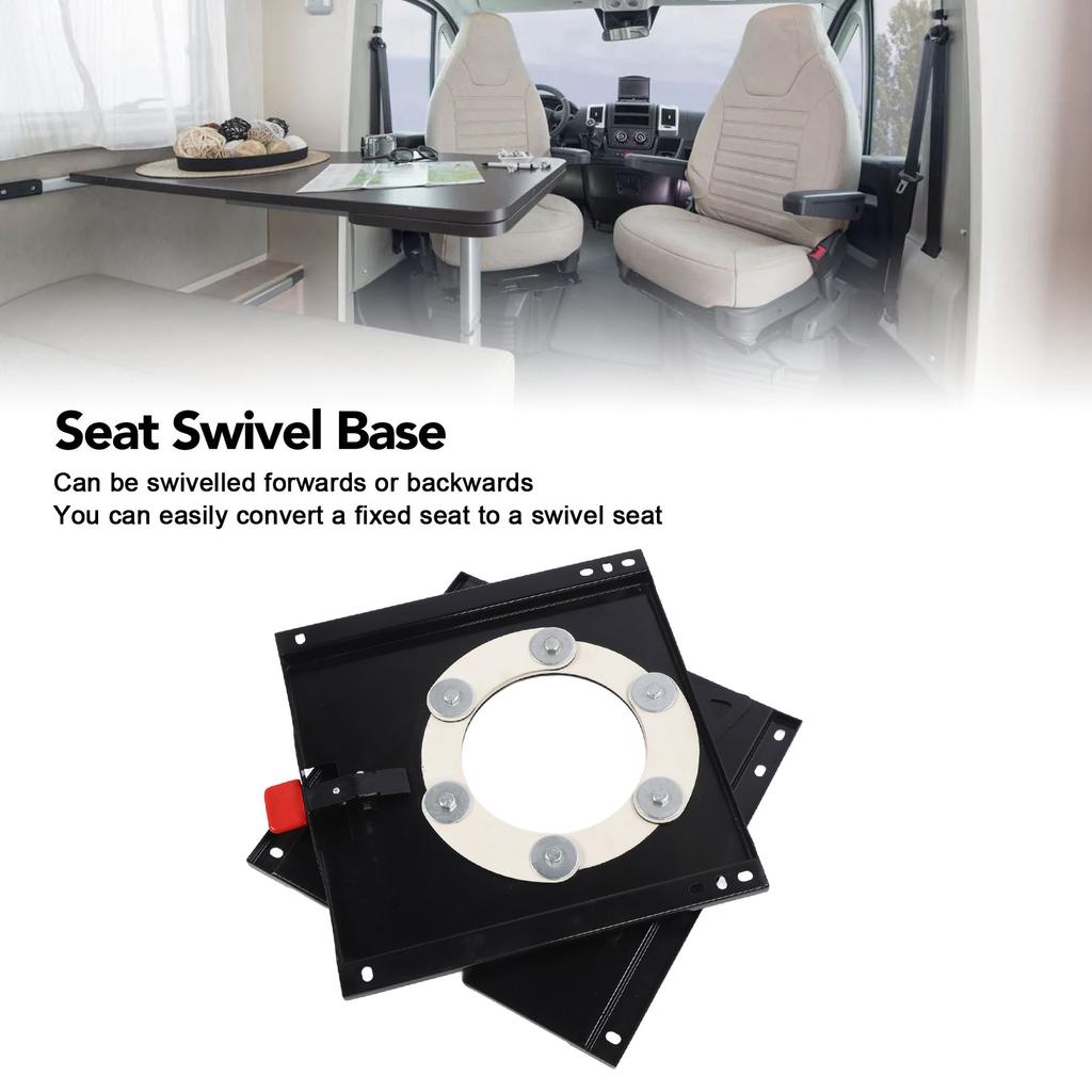 Swivel Car Seat Base 360 Degree Rotating Heavy Duty Hot Rolled Steel Plate Car Chair Swivel for Commercial Vehicle RV
