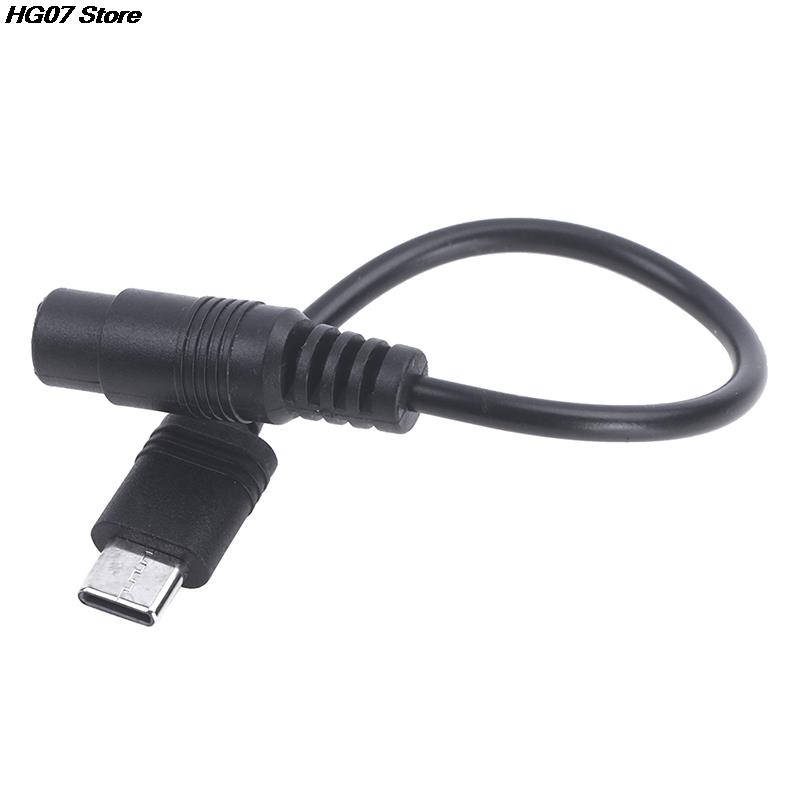 1PC 18cm DC Type-c Female To 5.5*2.1 Female Cables 5521 Power Jack DC Power Conector 5.5x2.1 Adapter USB Type C Converter