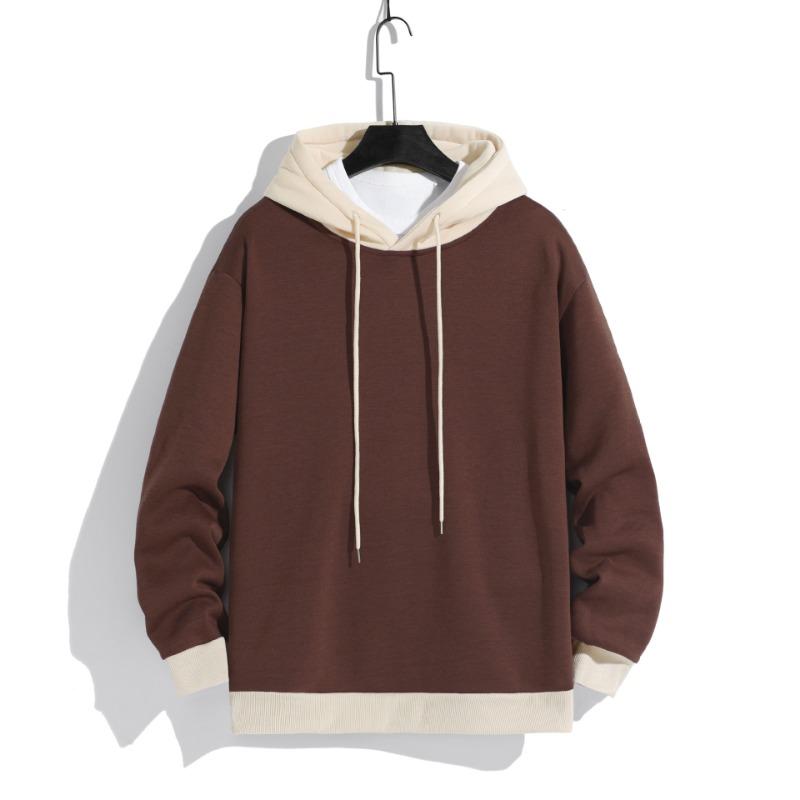 Men S Casual Hooded Sweatshirt Long Sleeve Loose Fit