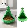 Holiday Home Table Decor 3D Printed Christmas Tree Ornament, Desktop Storage Organizer for Candies Nuts Keys, Xmas Ornament Gift Decorative