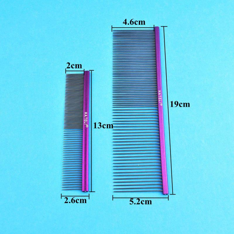 

2-5piece Set Pet Comb Ultra-light Aviation Aluminum Comb Dog High-end Grooming Comb Cat Dogs Cleaning Brush Pin Comb Hair Bruush