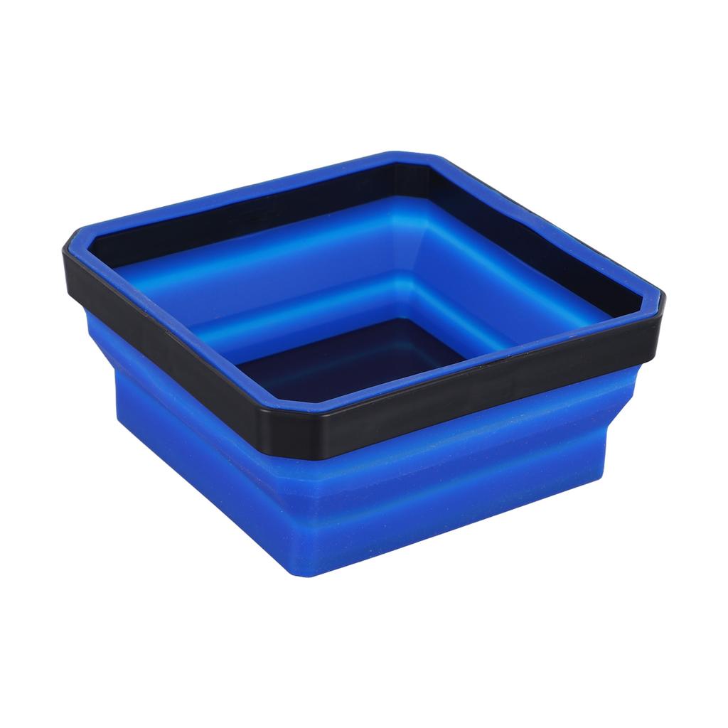 4.5 Inch Collapsible Screw Tray Silicone Bowl Tool Part Storage Organizer Box Plastic Hardware And Jewelry Storage Case
