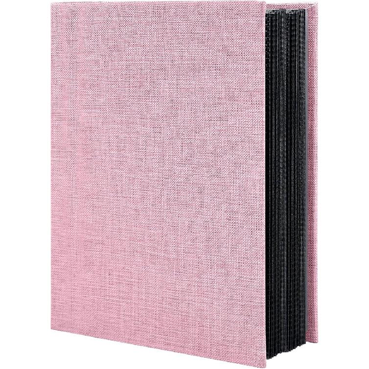 Photo Album 4x6 100 Pockets for Wedding Gifts,Linen Hardcover Picture Albums for Family Anniversary Baby Vacation Pictures