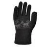 Men's Winter Snowflake Knit Cycling Gloves - Plush, Windproof, Warm, Korean Style, Thickened Split Finger Design